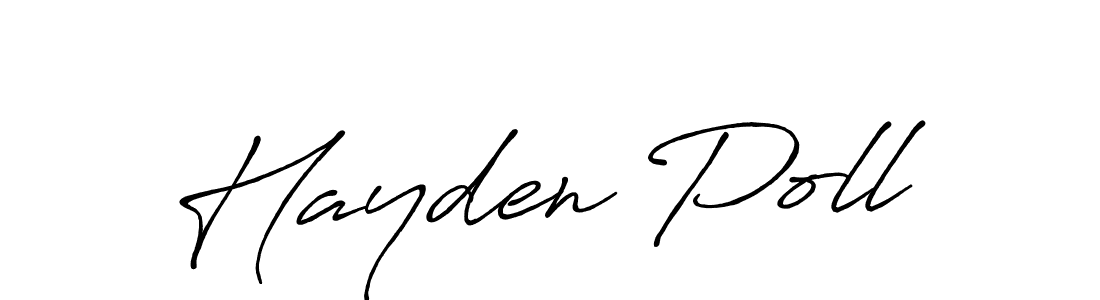 Make a beautiful signature design for name Hayden Poll. Use this online signature maker to create a handwritten signature for free. Hayden Poll signature style 7 images and pictures png