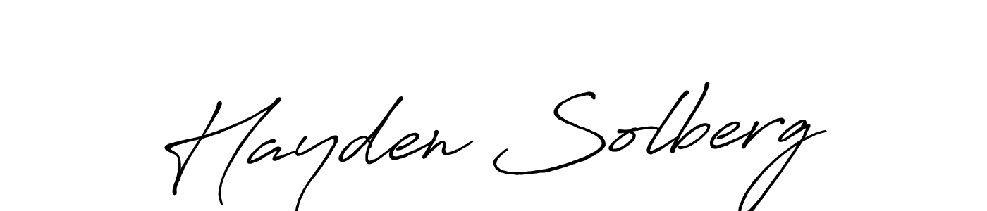 Use a signature maker to create a handwritten signature online. With this signature software, you can design (Antro_Vectra_Bolder) your own signature for name Hayden Solberg. Hayden Solberg signature style 7 images and pictures png