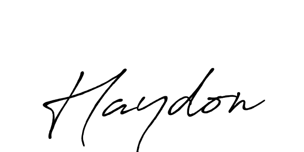 The best way (Antro_Vectra_Bolder) to make a short signature is to pick only two or three words in your name. The name Haydon include a total of six letters. For converting this name. Haydon signature style 7 images and pictures png