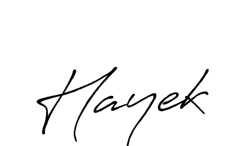Also we have Hayek name is the best signature style. Create professional handwritten signature collection using Antro_Vectra_Bolder autograph style. Hayek signature style 7 images and pictures png