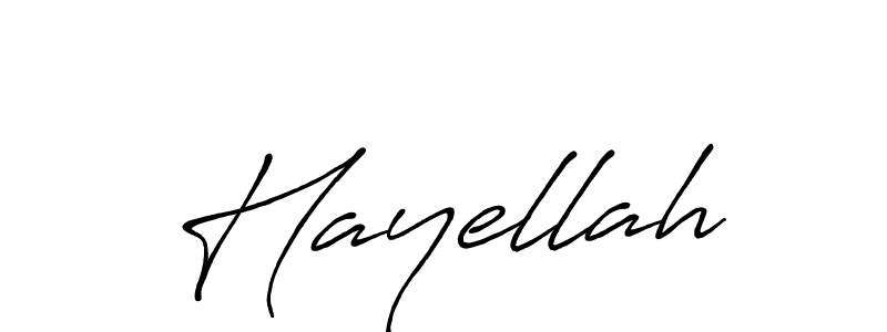 Hayellah stylish signature style. Best Handwritten Sign (Antro_Vectra_Bolder) for my name. Handwritten Signature Collection Ideas for my name Hayellah. Hayellah signature style 7 images and pictures png
