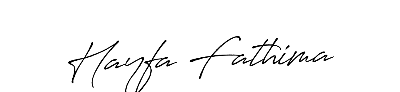 How to make Hayfa Fathima signature? Antro_Vectra_Bolder is a professional autograph style. Create handwritten signature for Hayfa Fathima name. Hayfa Fathima signature style 7 images and pictures png