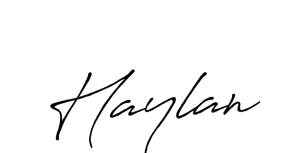 Also we have Haylan name is the best signature style. Create professional handwritten signature collection using Antro_Vectra_Bolder autograph style. Haylan signature style 7 images and pictures png