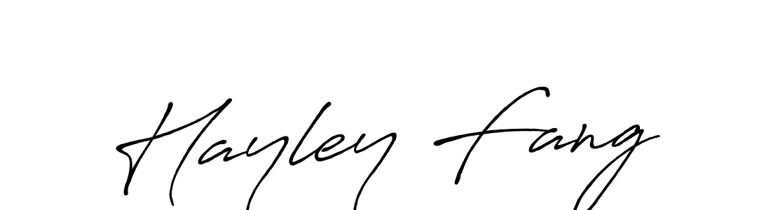 Design your own signature with our free online signature maker. With this signature software, you can create a handwritten (Antro_Vectra_Bolder) signature for name Hayley Fang. Hayley Fang signature style 7 images and pictures png