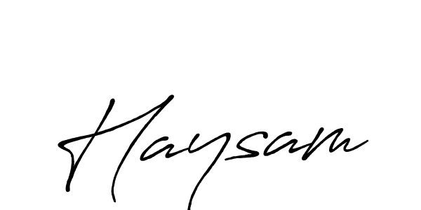 Best and Professional Signature Style for Haysam. Antro_Vectra_Bolder Best Signature Style Collection. Haysam signature style 7 images and pictures png