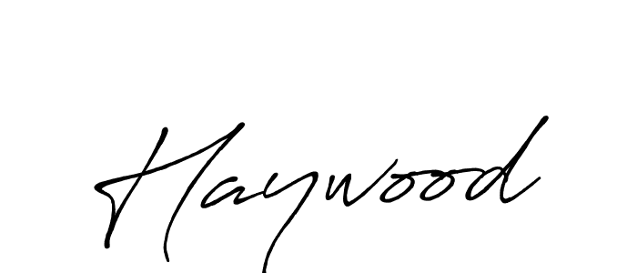 Use a signature maker to create a handwritten signature online. With this signature software, you can design (Antro_Vectra_Bolder) your own signature for name Haywood. Haywood signature style 7 images and pictures png