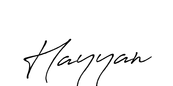 Hayyan stylish signature style. Best Handwritten Sign (Antro_Vectra_Bolder) for my name. Handwritten Signature Collection Ideas for my name Hayyan. Hayyan signature style 7 images and pictures png