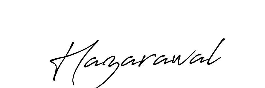 Use a signature maker to create a handwritten signature online. With this signature software, you can design (Antro_Vectra_Bolder) your own signature for name Hazarawal. Hazarawal signature style 7 images and pictures png
