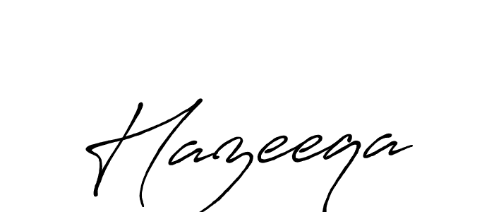 Also we have Hazeeqa name is the best signature style. Create professional handwritten signature collection using Antro_Vectra_Bolder autograph style. Hazeeqa signature style 7 images and pictures png