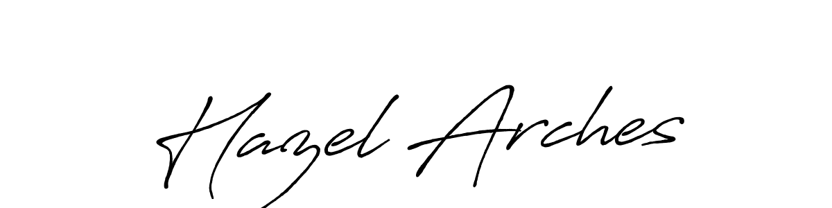 Create a beautiful signature design for name Hazel Arches. With this signature (Antro_Vectra_Bolder) fonts, you can make a handwritten signature for free. Hazel Arches signature style 7 images and pictures png