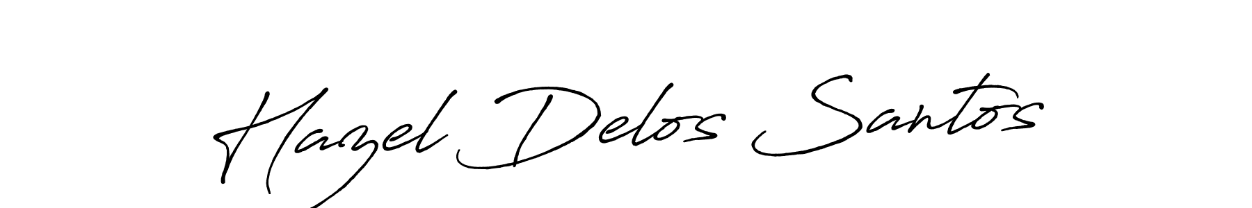 Also You can easily find your signature by using the search form. We will create Hazel Delos Santos name handwritten signature images for you free of cost using Antro_Vectra_Bolder sign style. Hazel Delos Santos signature style 7 images and pictures png