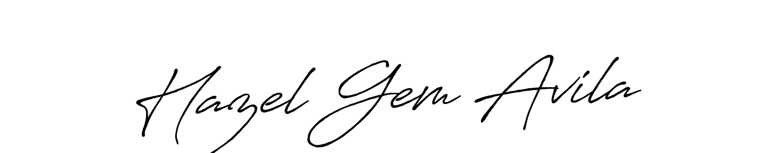 Check out images of Autograph of Hazel Gem Avila name. Actor Hazel Gem Avila Signature Style. Antro_Vectra_Bolder is a professional sign style online. Hazel Gem Avila signature style 7 images and pictures png