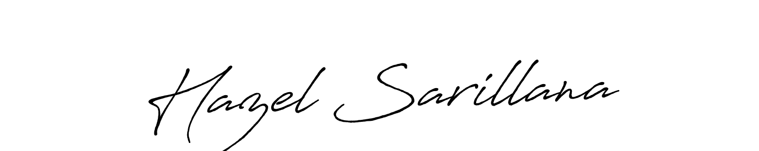 Use a signature maker to create a handwritten signature online. With this signature software, you can design (Antro_Vectra_Bolder) your own signature for name Hazel Sarillana. Hazel Sarillana signature style 7 images and pictures png