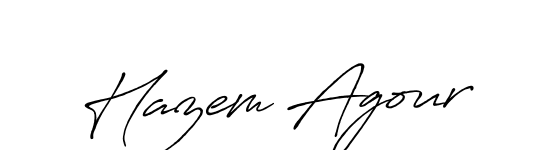 The best way (Antro_Vectra_Bolder) to make a short signature is to pick only two or three words in your name. The name Hazem Agour include a total of six letters. For converting this name. Hazem Agour signature style 7 images and pictures png