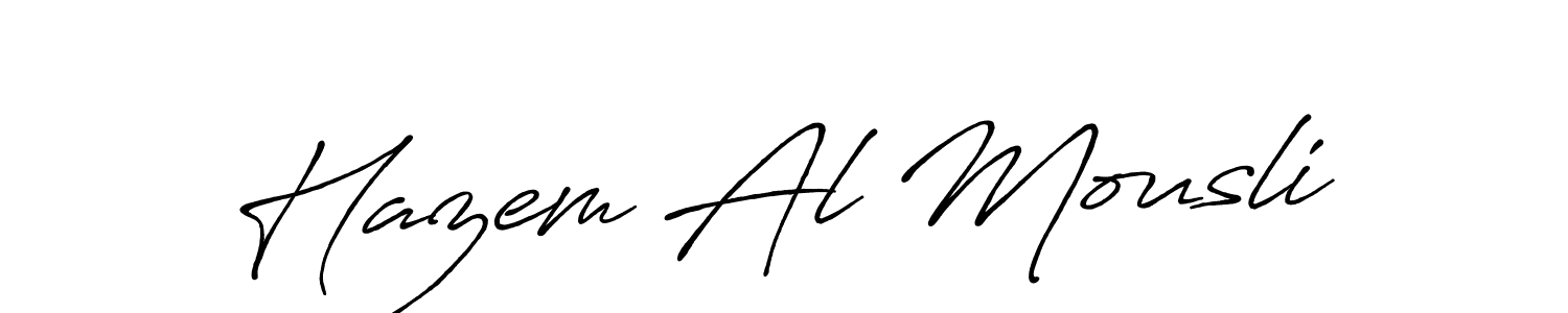 Antro_Vectra_Bolder is a professional signature style that is perfect for those who want to add a touch of class to their signature. It is also a great choice for those who want to make their signature more unique. Get Hazem Al Mousli name to fancy signature for free. Hazem Al Mousli signature style 7 images and pictures png