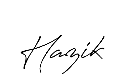 You can use this online signature creator to create a handwritten signature for the name Hazik. This is the best online autograph maker. Hazik signature style 7 images and pictures png