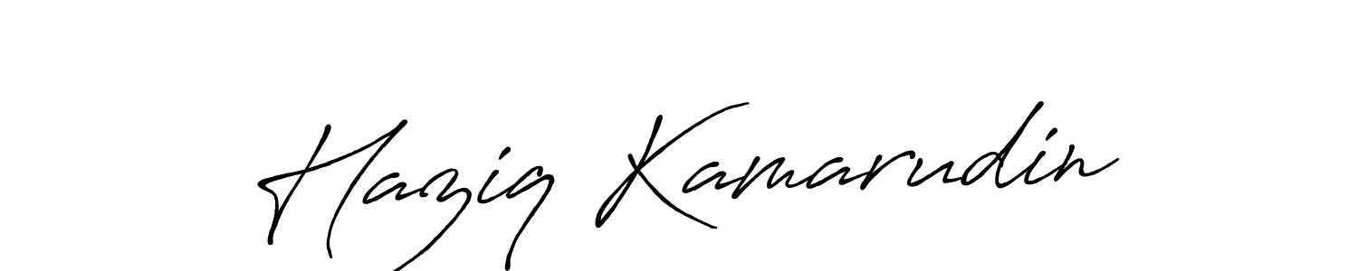 Once you've used our free online signature maker to create your best signature Antro_Vectra_Bolder style, it's time to enjoy all of the benefits that Haziq Kamarudin name signing documents. Haziq Kamarudin signature style 7 images and pictures png