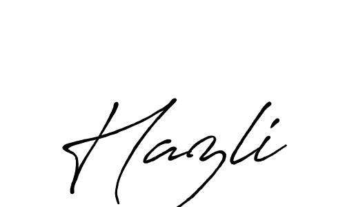 Once you've used our free online signature maker to create your best signature Antro_Vectra_Bolder style, it's time to enjoy all of the benefits that Hazli name signing documents. Hazli signature style 7 images and pictures png