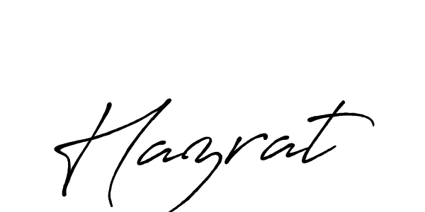 Also we have Hazrat name is the best signature style. Create professional handwritten signature collection using Antro_Vectra_Bolder autograph style. Hazrat signature style 7 images and pictures png