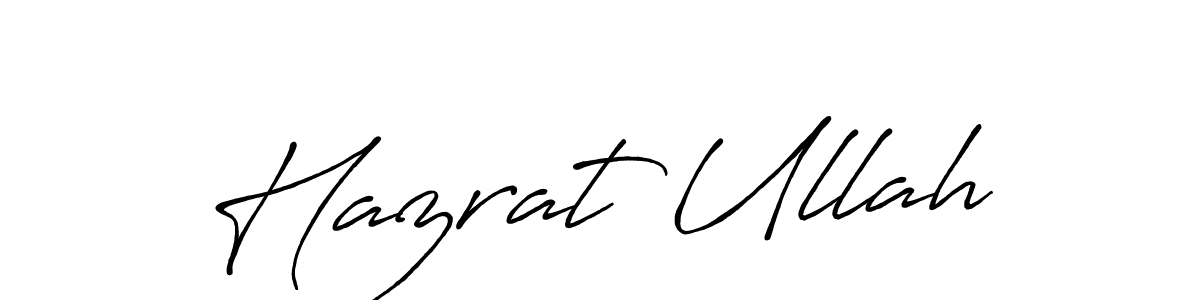 It looks lik you need a new signature style for name Hazrat Ullah. Design unique handwritten (Antro_Vectra_Bolder) signature with our free signature maker in just a few clicks. Hazrat Ullah signature style 7 images and pictures png