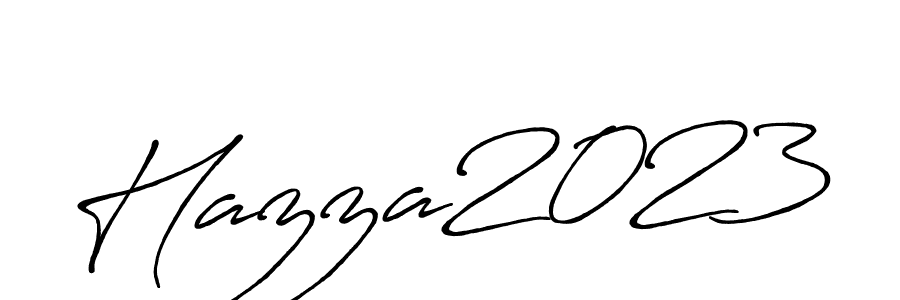 Make a beautiful signature design for name Hazza2023. With this signature (Antro_Vectra_Bolder) style, you can create a handwritten signature for free. Hazza2023 signature style 7 images and pictures png