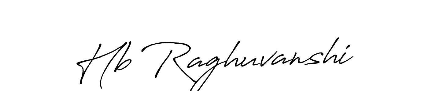 Make a beautiful signature design for name Hb Raghuvanshi. Use this online signature maker to create a handwritten signature for free. Hb Raghuvanshi signature style 7 images and pictures png