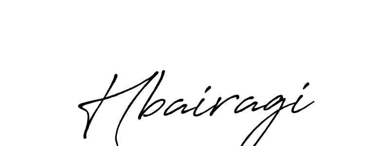 Create a beautiful signature design for name Hbairagi. With this signature (Antro_Vectra_Bolder) fonts, you can make a handwritten signature for free. Hbairagi signature style 7 images and pictures png