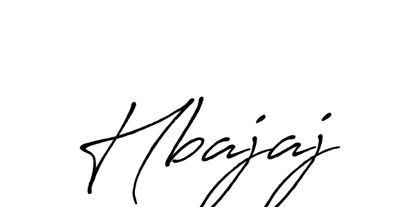 Also we have Hbajaj name is the best signature style. Create professional handwritten signature collection using Antro_Vectra_Bolder autograph style. Hbajaj signature style 7 images and pictures png