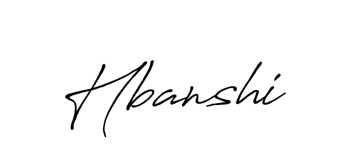 The best way (Antro_Vectra_Bolder) to make a short signature is to pick only two or three words in your name. The name Hbanshi include a total of six letters. For converting this name. Hbanshi signature style 7 images and pictures png