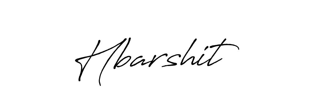 Create a beautiful signature design for name Hbarshit¤. With this signature (Antro_Vectra_Bolder) fonts, you can make a handwritten signature for free. Hbarshit¤ signature style 7 images and pictures png