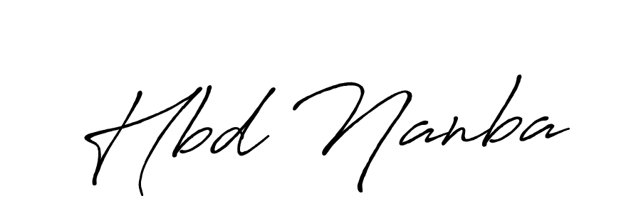 The best way (Antro_Vectra_Bolder) to make a short signature is to pick only two or three words in your name. The name Hbd Nanba include a total of six letters. For converting this name. Hbd Nanba signature style 7 images and pictures png