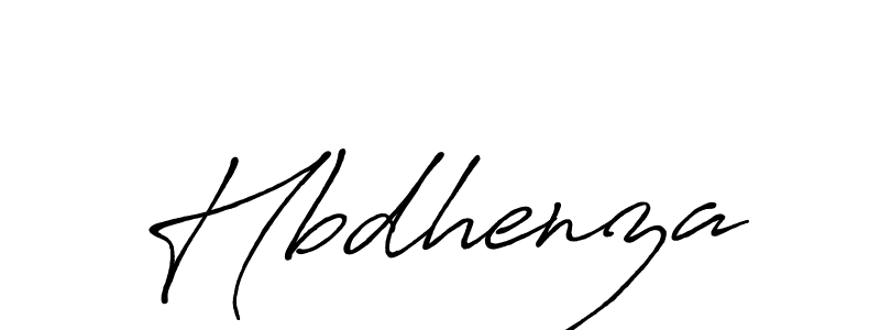 How to make Hbdhenza name signature. Use Antro_Vectra_Bolder style for creating short signs online. This is the latest handwritten sign. Hbdhenza signature style 7 images and pictures png