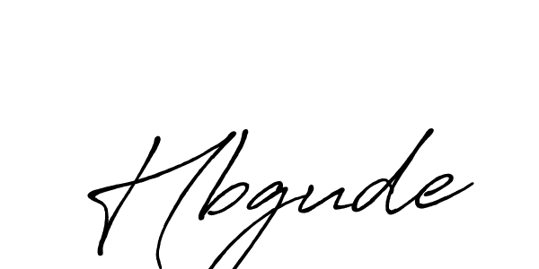 Design your own signature with our free online signature maker. With this signature software, you can create a handwritten (Antro_Vectra_Bolder) signature for name Hbgude. Hbgude signature style 7 images and pictures png