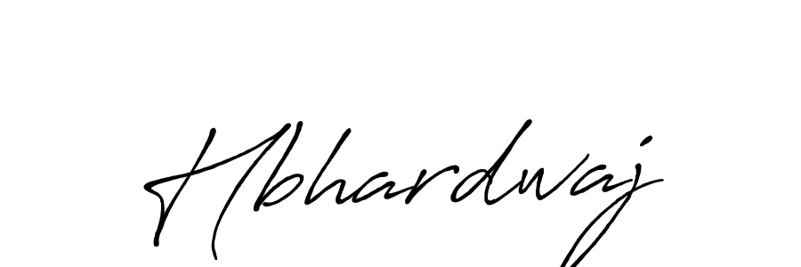 Create a beautiful signature design for name Hbhardwaj. With this signature (Antro_Vectra_Bolder) fonts, you can make a handwritten signature for free. Hbhardwaj signature style 7 images and pictures png