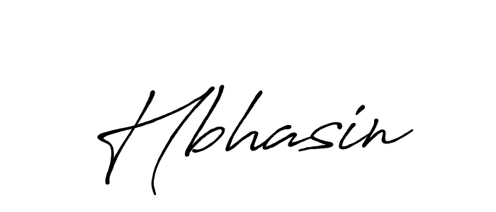 Create a beautiful signature design for name Hbhasin. With this signature (Antro_Vectra_Bolder) fonts, you can make a handwritten signature for free. Hbhasin signature style 7 images and pictures png