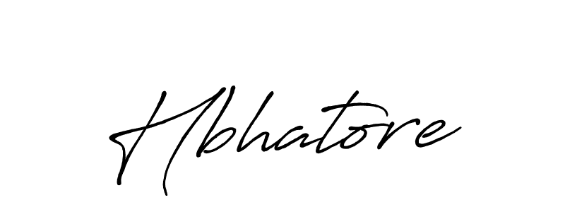 How to make Hbhatore name signature. Use Antro_Vectra_Bolder style for creating short signs online. This is the latest handwritten sign. Hbhatore signature style 7 images and pictures png