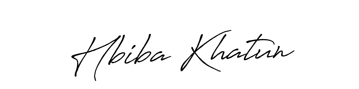 Similarly Antro_Vectra_Bolder is the best handwritten signature design. Signature creator online .You can use it as an online autograph creator for name Hbiba Khatun. Hbiba Khatun signature style 7 images and pictures png