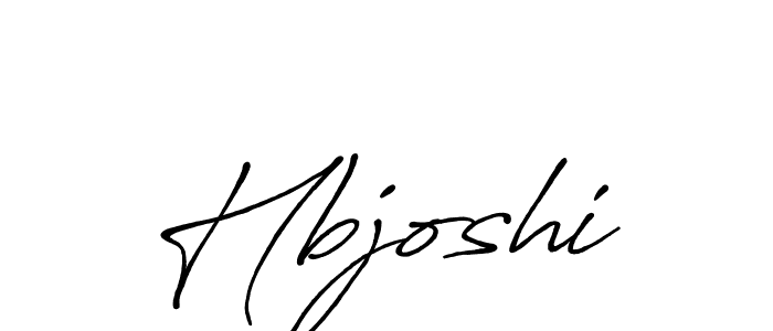 Design your own signature with our free online signature maker. With this signature software, you can create a handwritten (Antro_Vectra_Bolder) signature for name Hbjoshi. Hbjoshi signature style 7 images and pictures png