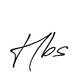 Make a beautiful signature design for name Hbs. With this signature (Antro_Vectra_Bolder) style, you can create a handwritten signature for free. Hbs signature style 7 images and pictures png