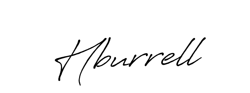 The best way (Antro_Vectra_Bolder) to make a short signature is to pick only two or three words in your name. The name Hburrell include a total of six letters. For converting this name. Hburrell signature style 7 images and pictures png