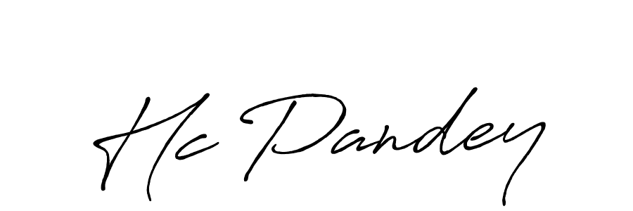 Similarly Antro_Vectra_Bolder is the best handwritten signature design. Signature creator online .You can use it as an online autograph creator for name Hc Pandey. Hc Pandey signature style 7 images and pictures png