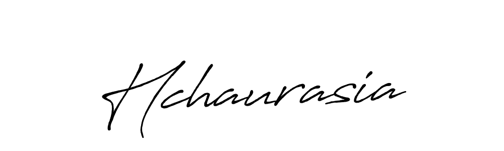 Hchaurasia stylish signature style. Best Handwritten Sign (Antro_Vectra_Bolder) for my name. Handwritten Signature Collection Ideas for my name Hchaurasia. Hchaurasia signature style 7 images and pictures png
