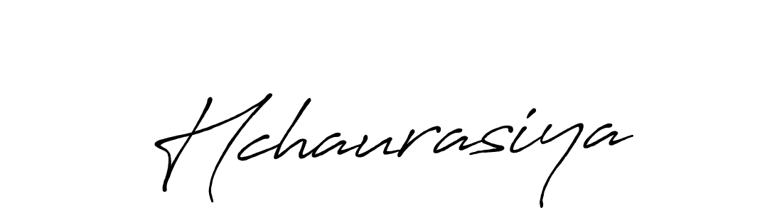 Design your own signature with our free online signature maker. With this signature software, you can create a handwritten (Antro_Vectra_Bolder) signature for name Hchaurasiya. Hchaurasiya signature style 7 images and pictures png