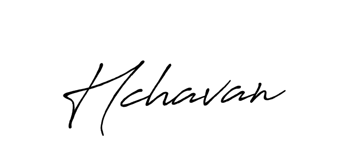 if you are searching for the best signature style for your name Hchavan. so please give up your signature search. here we have designed multiple signature styles  using Antro_Vectra_Bolder. Hchavan signature style 7 images and pictures png