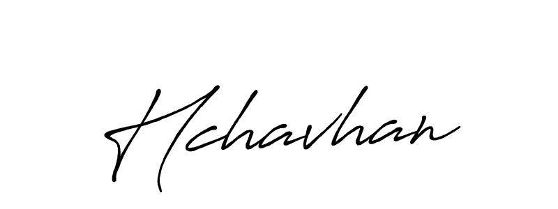 if you are searching for the best signature style for your name Hchavhan. so please give up your signature search. here we have designed multiple signature styles  using Antro_Vectra_Bolder. Hchavhan signature style 7 images and pictures png