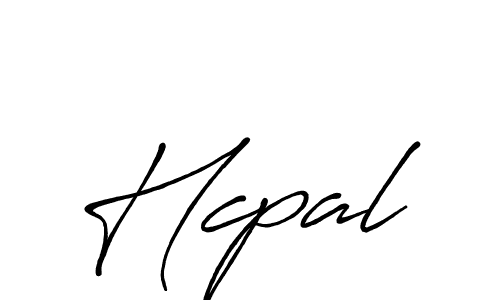 Use a signature maker to create a handwritten signature online. With this signature software, you can design (Antro_Vectra_Bolder) your own signature for name Hcpal. Hcpal signature style 7 images and pictures png