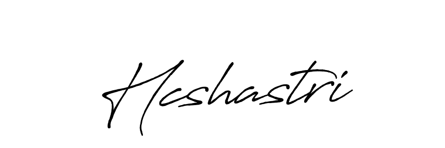 How to make Hcshastri signature? Antro_Vectra_Bolder is a professional autograph style. Create handwritten signature for Hcshastri name. Hcshastri signature style 7 images and pictures png