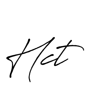 Design your own signature with our free online signature maker. With this signature software, you can create a handwritten (Antro_Vectra_Bolder) signature for name Hct. Hct signature style 7 images and pictures png