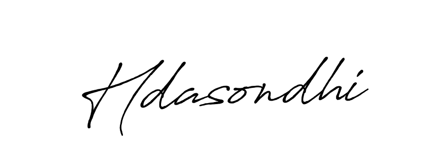 Make a beautiful signature design for name Hdasondhi. With this signature (Antro_Vectra_Bolder) style, you can create a handwritten signature for free. Hdasondhi signature style 7 images and pictures png