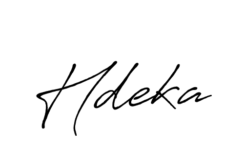 if you are searching for the best signature style for your name Hdeka. so please give up your signature search. here we have designed multiple signature styles  using Antro_Vectra_Bolder. Hdeka signature style 7 images and pictures png